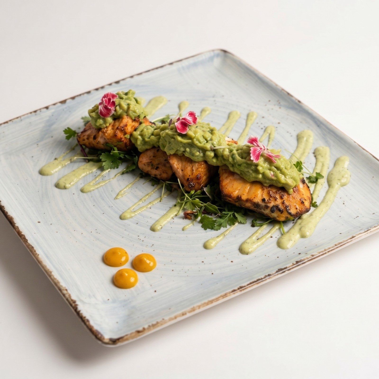 Tandoori Salmon Salad.
